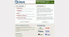 Desktop Screenshot of patentcommons.org