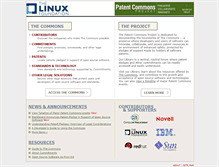 Tablet Screenshot of patentcommons.org